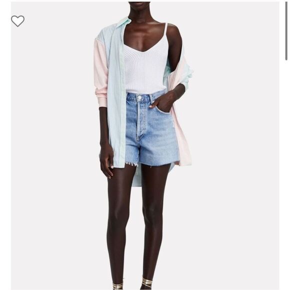 Solid & Striped Oxford tunic mixed stripe XS - Picture 4 of 9